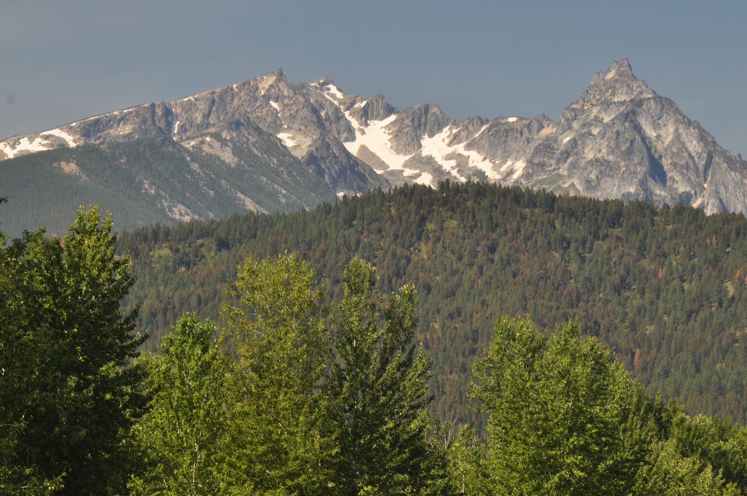 Trapper Peak in the Bitterroot Range south of Darby, Montana